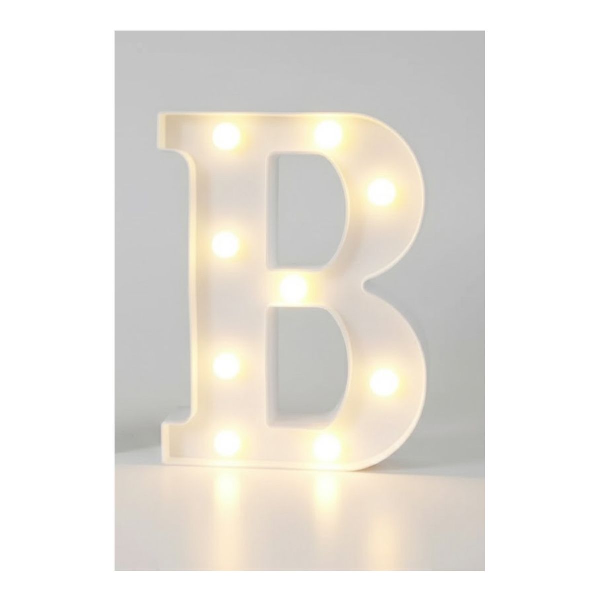 GENERICO - Letra Luminosa Led Rígido Para Decoración B
