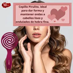 GENERICO - Cepillo moldeador y definidor Pirulito de silicón resistente Dompel