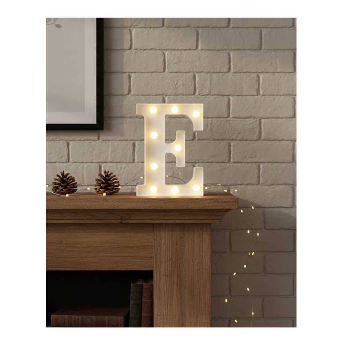 GENERICO - Letra Luminosa Led Rígido Para Decoración E