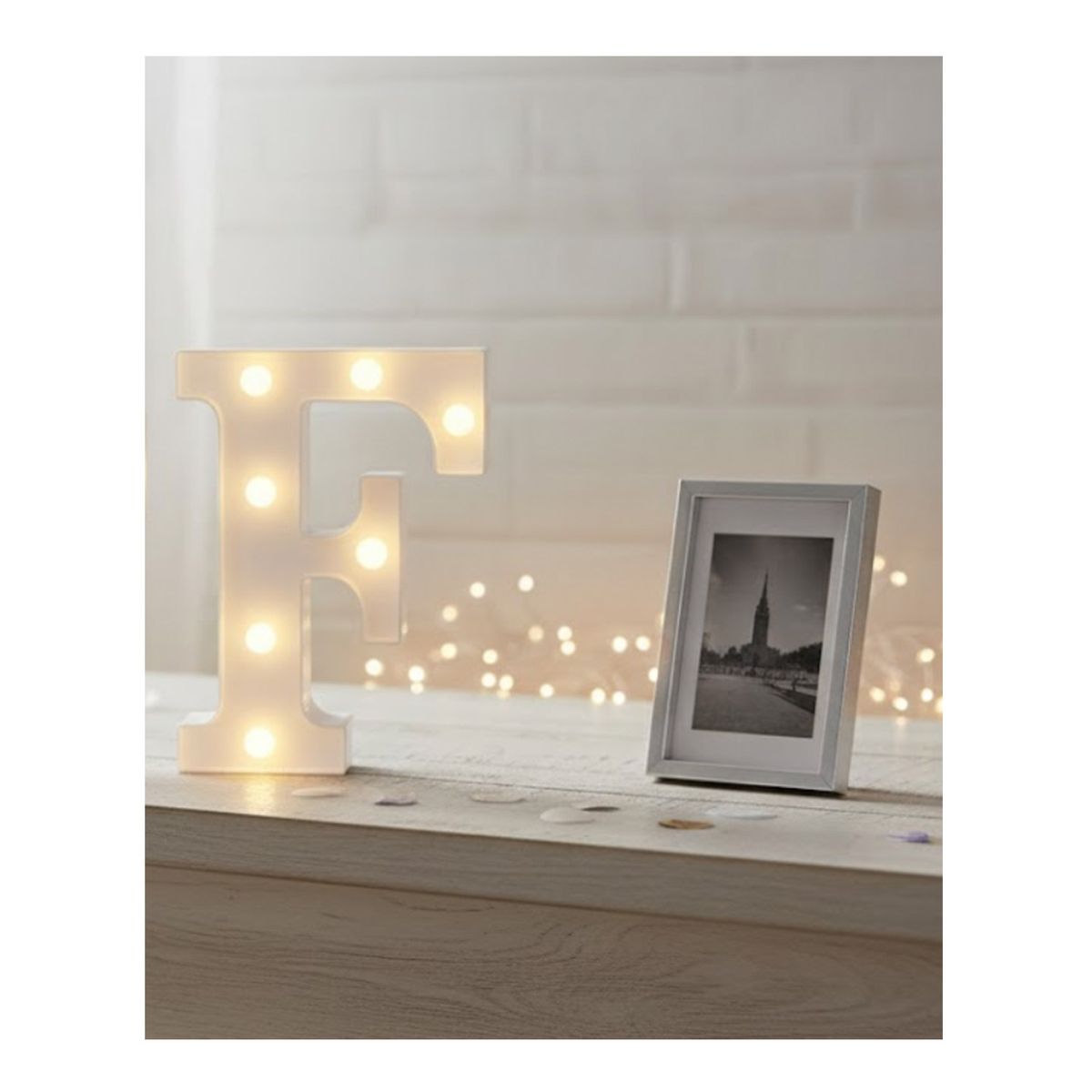 GENERICO - Letra Luminosa Led Rígido Para Decoración F