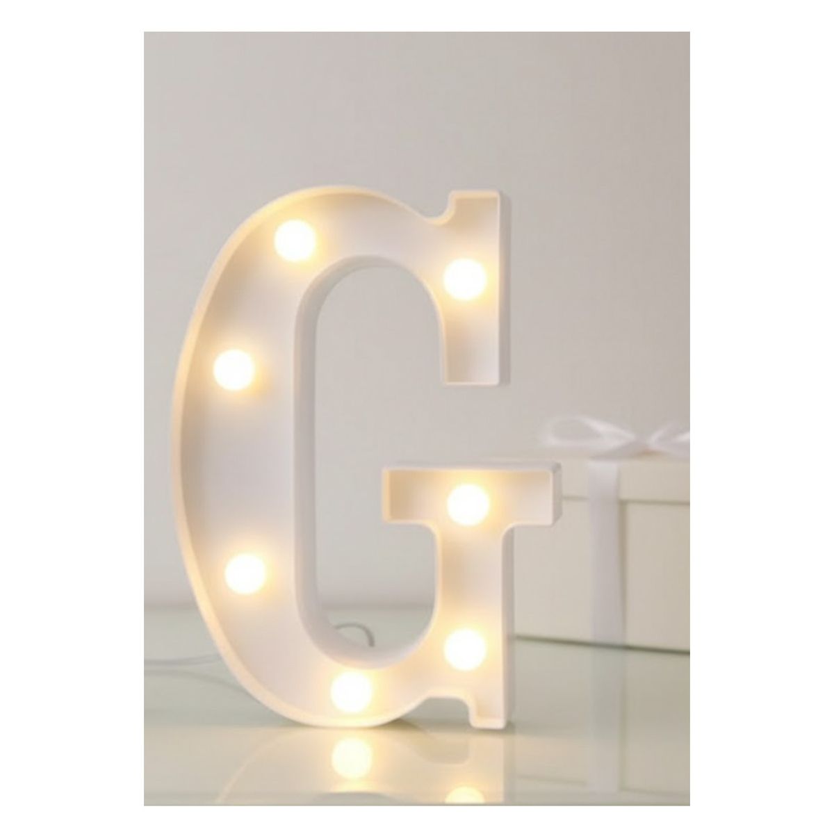 GENERICO - Letra Luminosa Led Rígido Para Decoración G