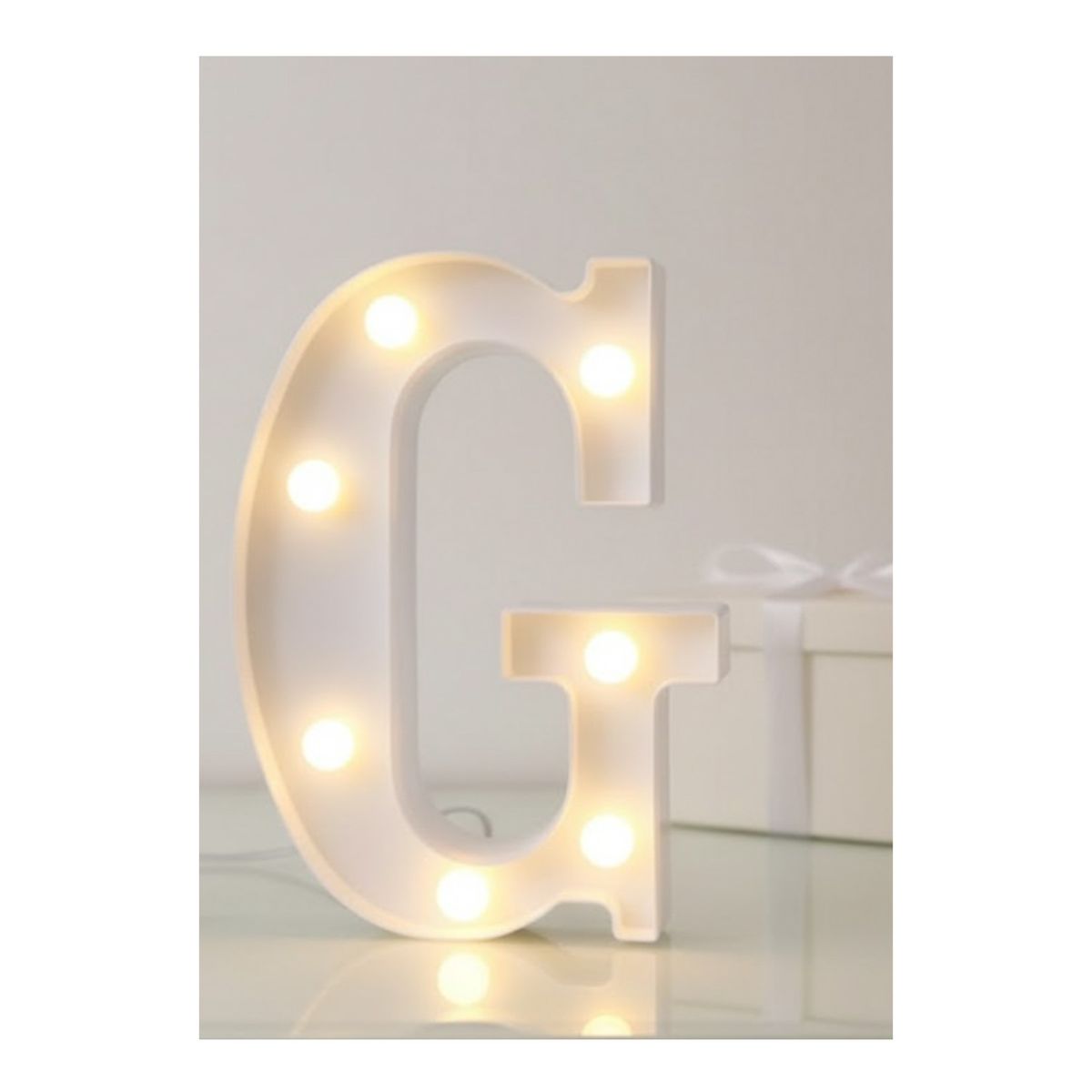 GENERICO - Letra Luminosa Led Rígido Para Decoración G