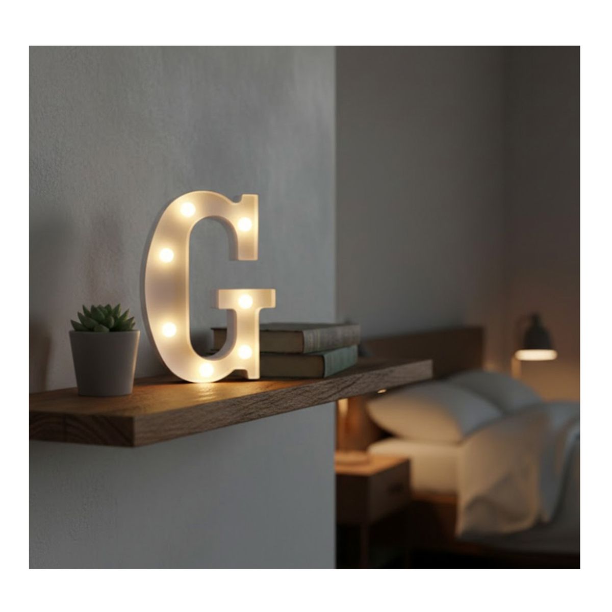 GENERICO - Letra Luminosa Led Rígido Para Decoración G