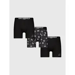 KARL LAGERFELD - Pack de 3 bóxers con diseño sólido y estampado