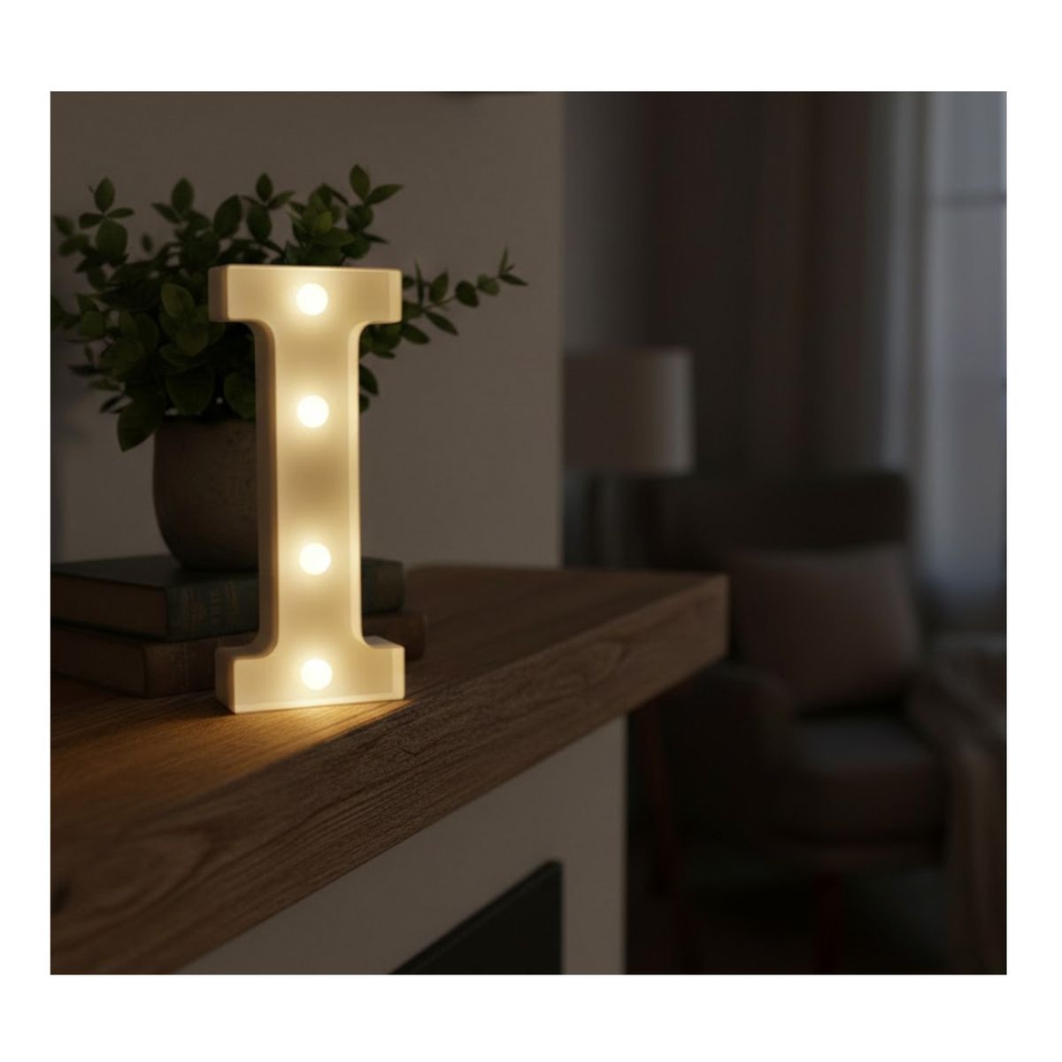 GENERICO - Letra Luminosa Led Rígido Para Decoración I