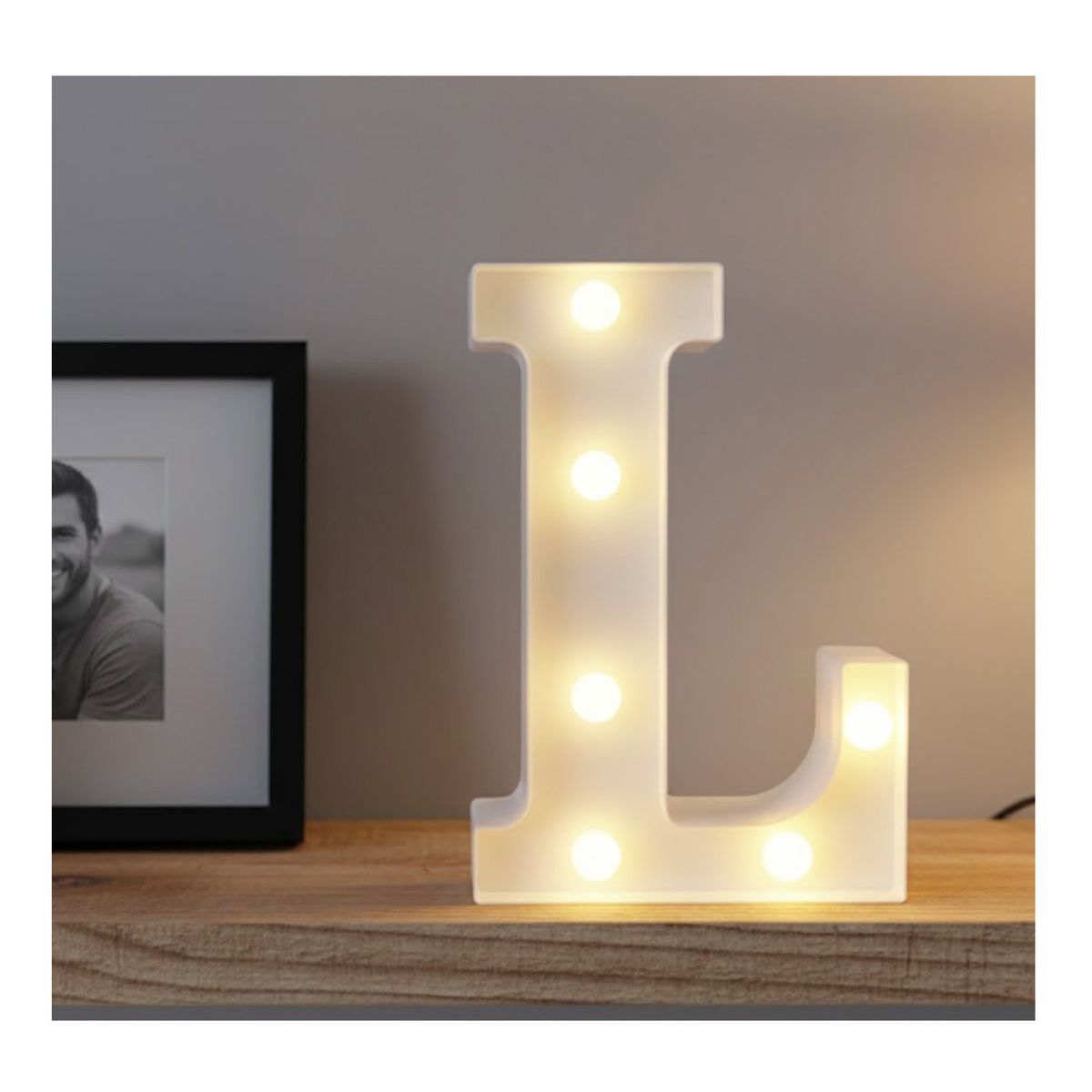 GENERICO - Letra Luminosa Led Rígido Para Decoración L