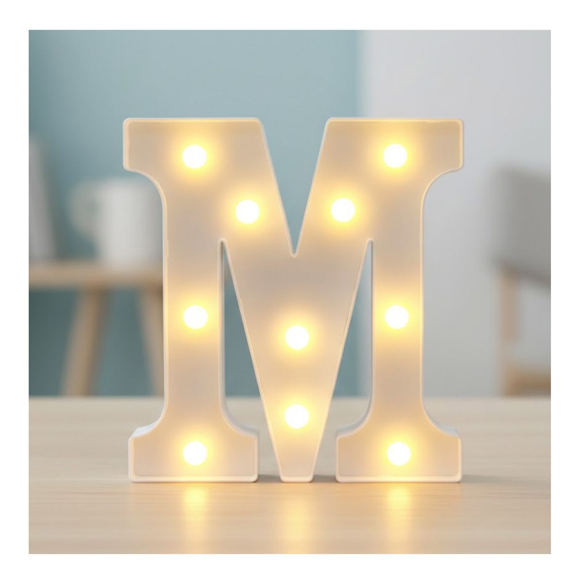 GENERICO - Letra Luminosa Led Rígido Para Decoración M