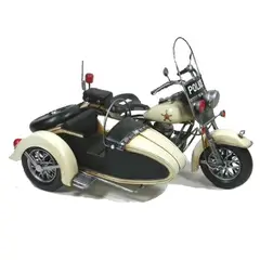 VGO - Adorno Moto metalica vintage Negro
