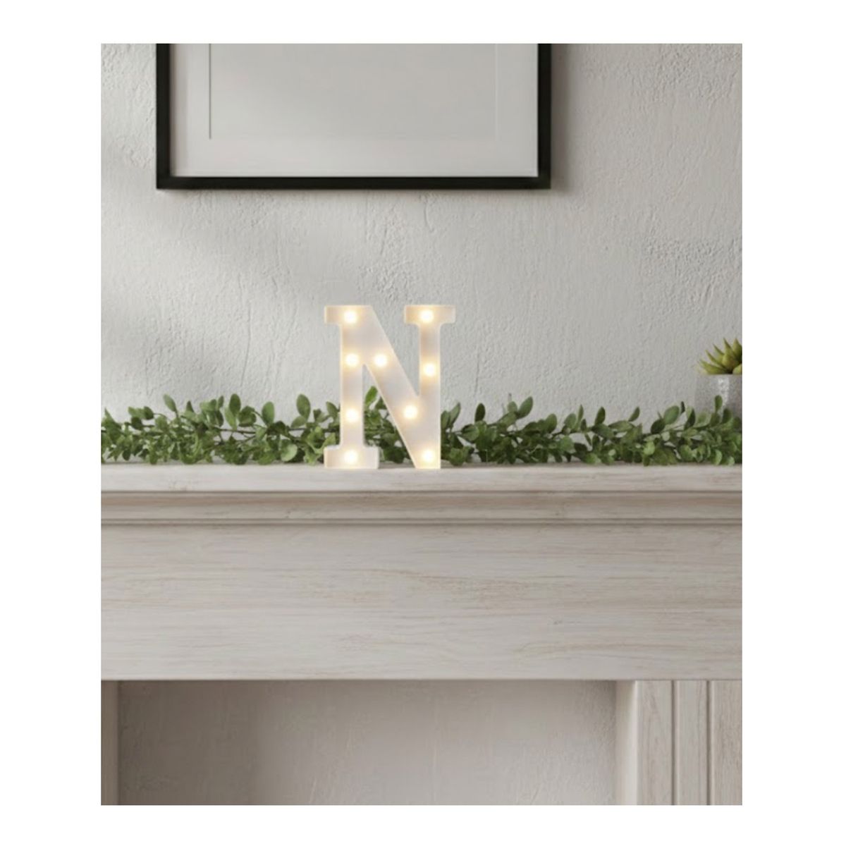 GENERICO - Letra Luminosa Led Rígido Para Decoración N