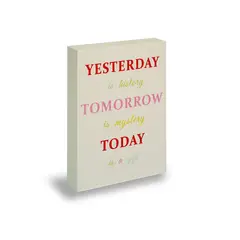 VGO - Adorno ladrillo 18x25 madera color con leyenda Mod2 Diseño 2