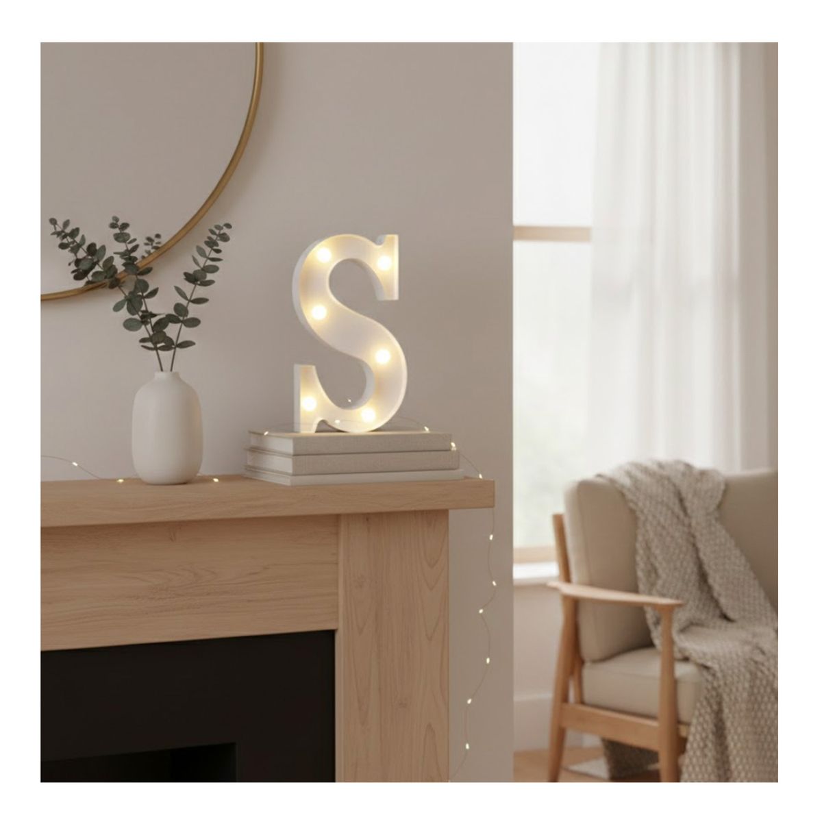 GENERICO - Letra Luminosa Led Rígido Para Decoración S