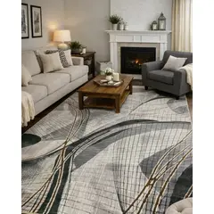 GENERICO - Alfombra Moderna Elegante 240X330 Origen Turca 039