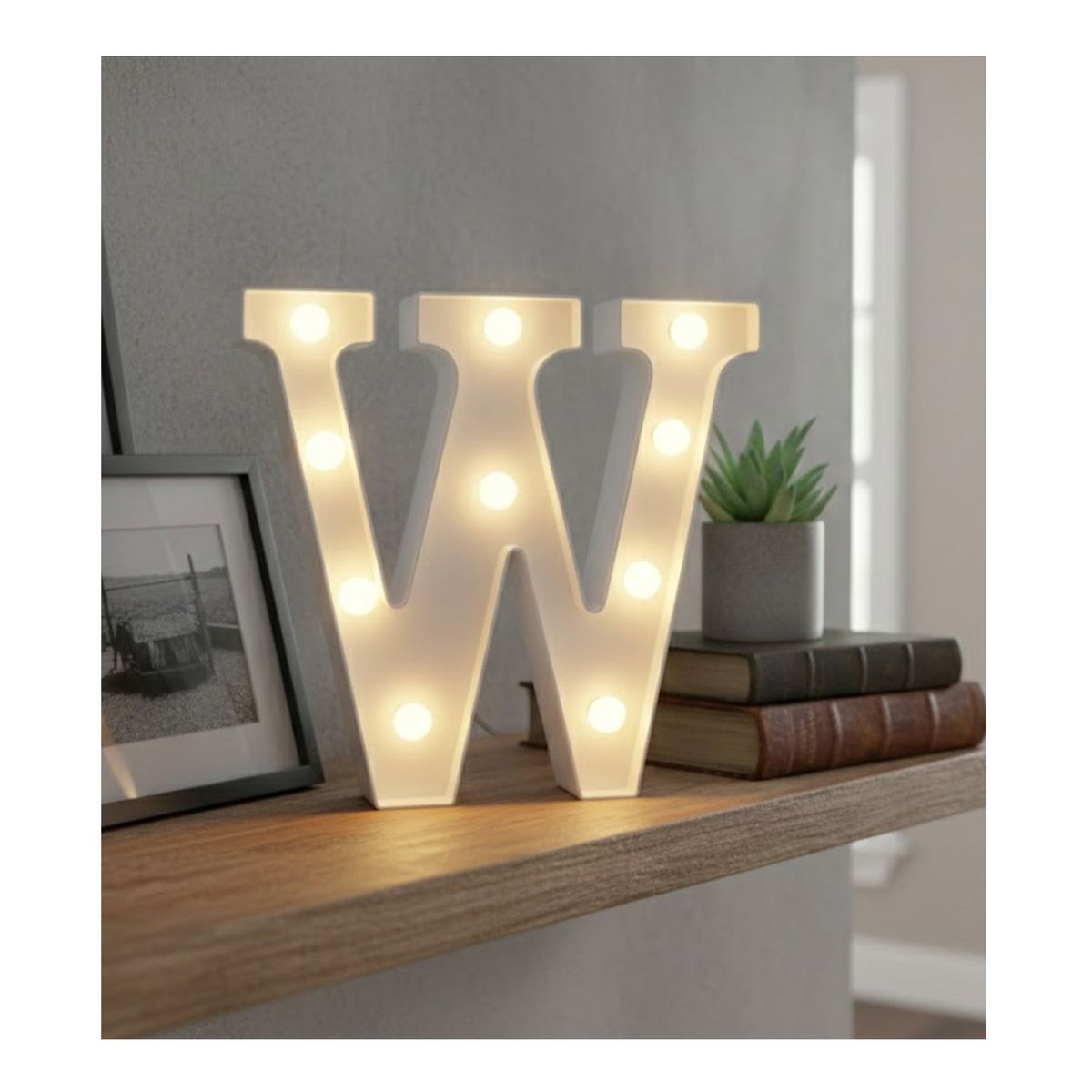 GENERICO - Letra Luminosa Led Rígido Para Decoración W
