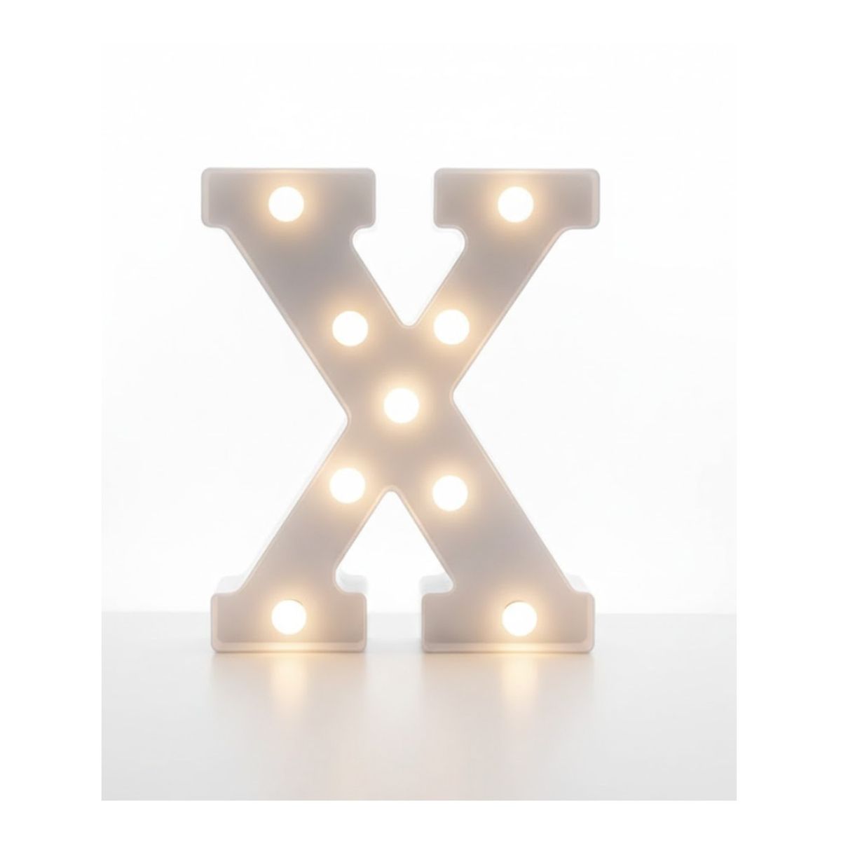 GENERICO - Letra Luminosa Led Rígido Para Decoración X