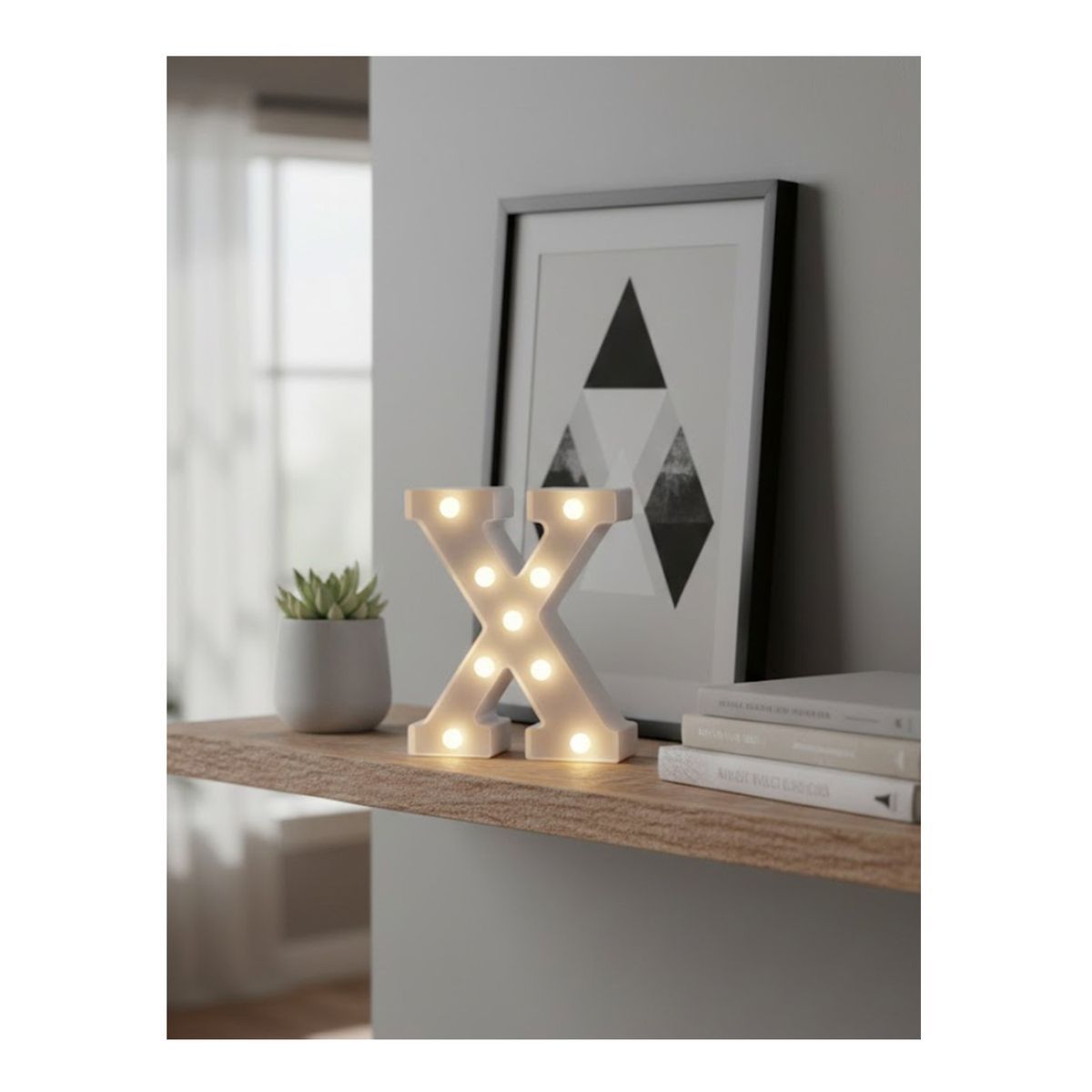 GENERICO - Letra Luminosa Led Rígido Para Decoración X