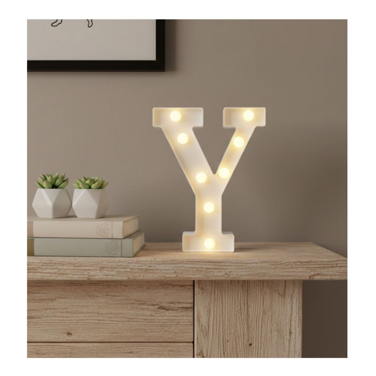 GENERICO - Letra Luminosa Led Rígido Para Decoración Y
