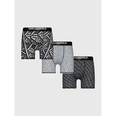 KARL LAGERFELD - Pack de 3 bóxers estampados Flat Head