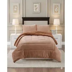 GENERICO - Cubrecama Premium Plush y Chiporro - Invierno King