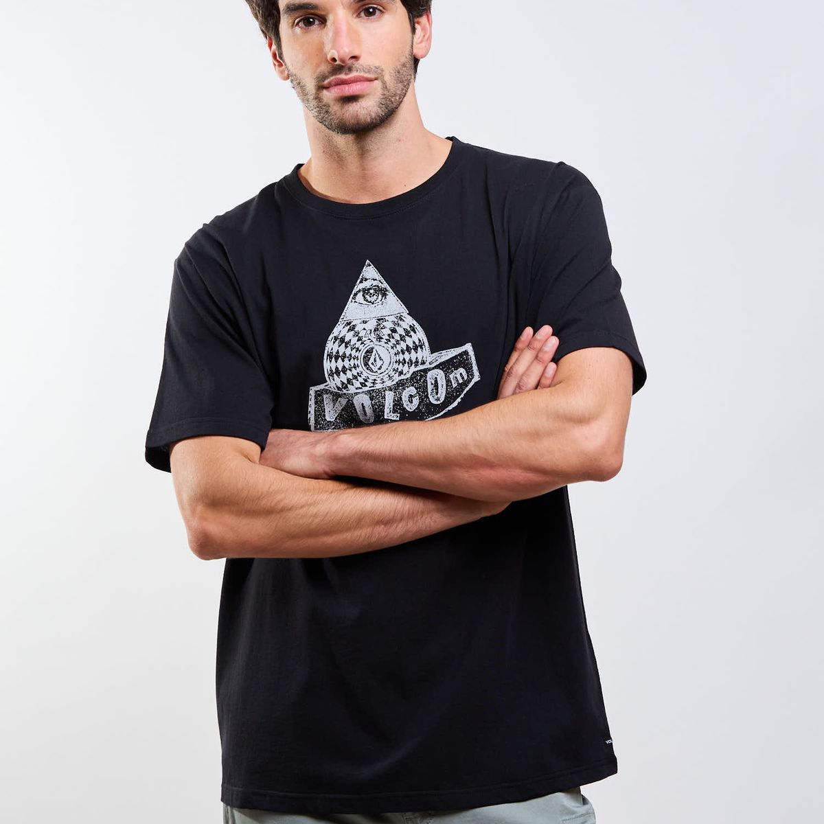 VOLCOM - Polera MC Povj Revelation Negro Hombre Volcom