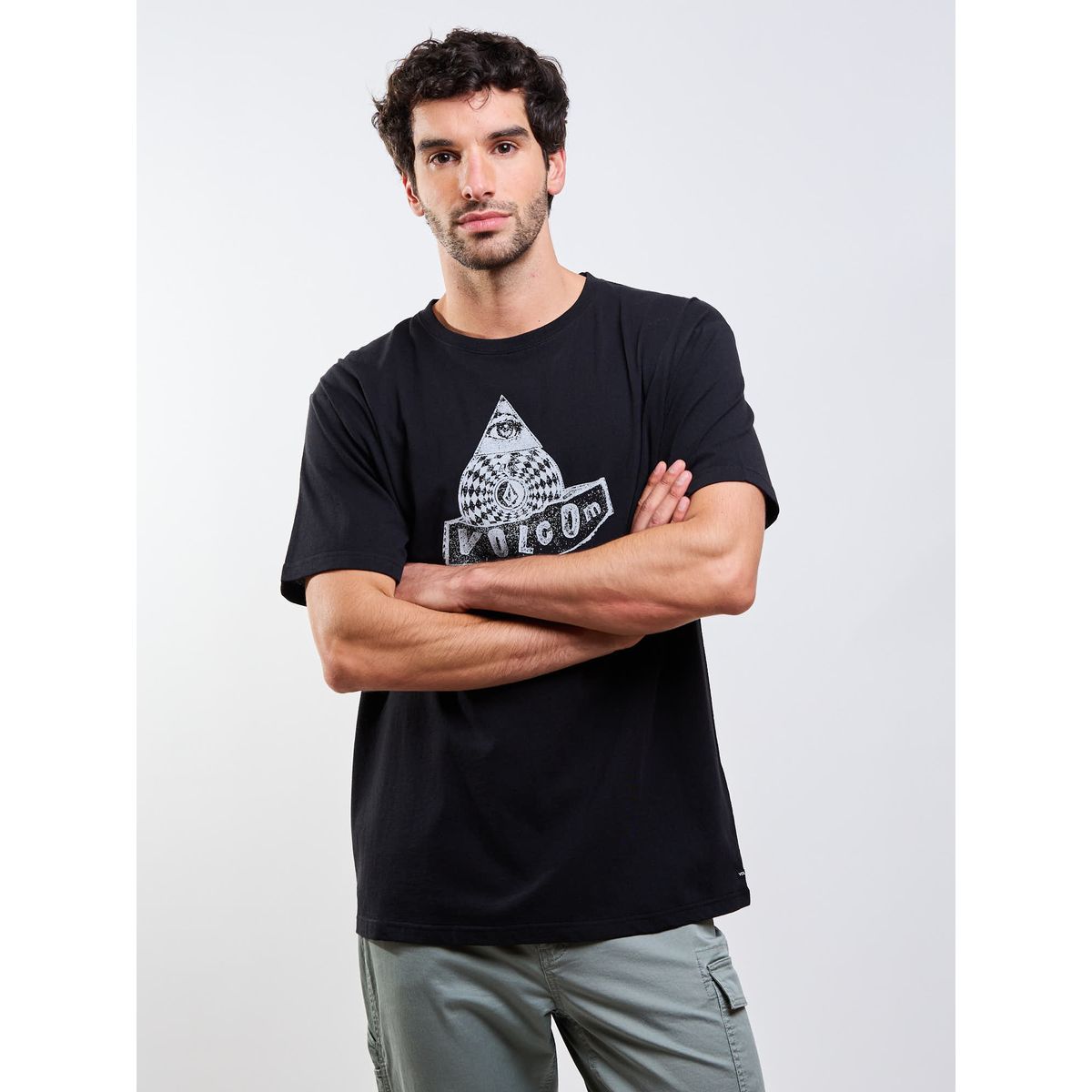 VOLCOM - Polera MC Povj Revelation Negro Hombre Volcom