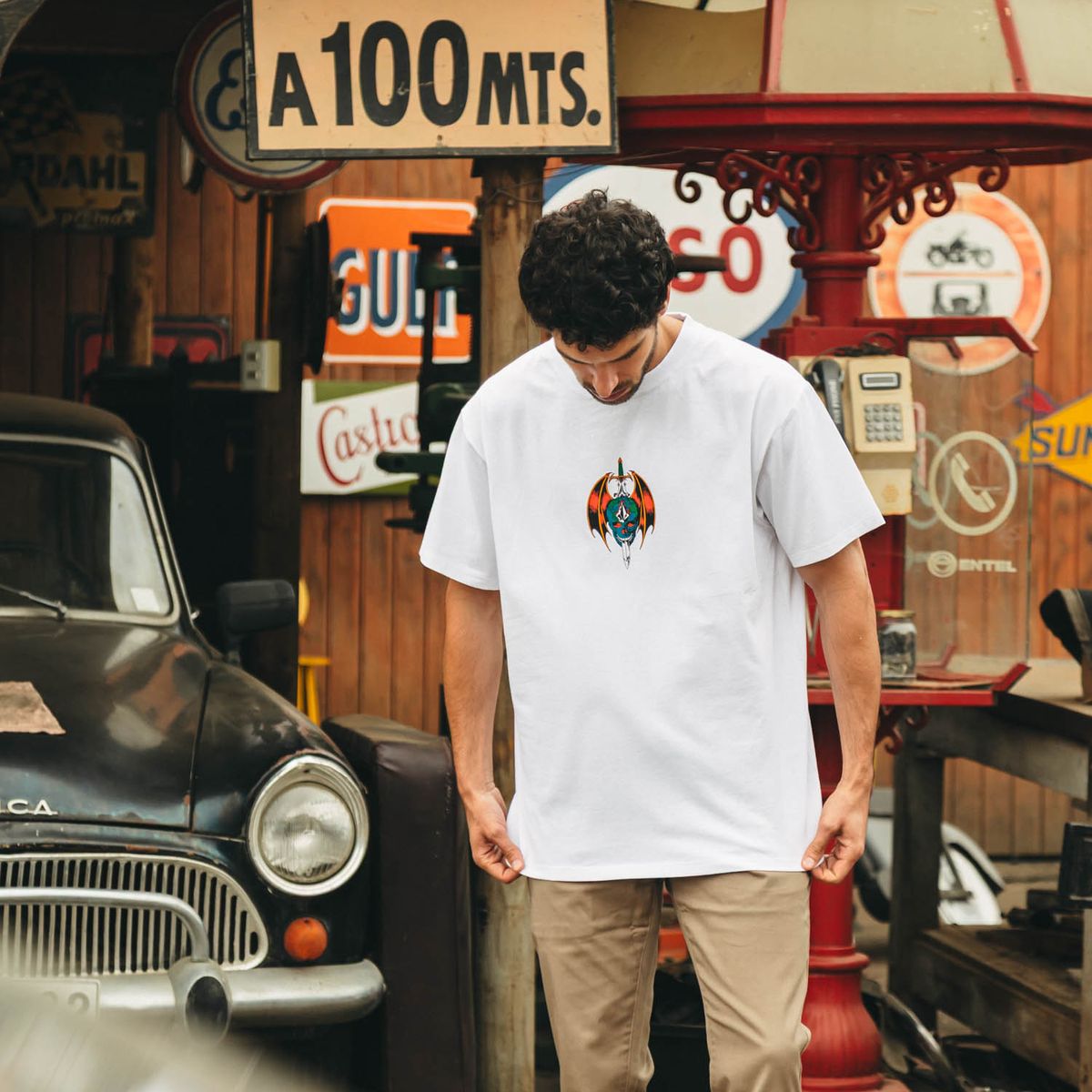 VOLCOM - Polera MC Sneer Blanco Hombre Volcom
