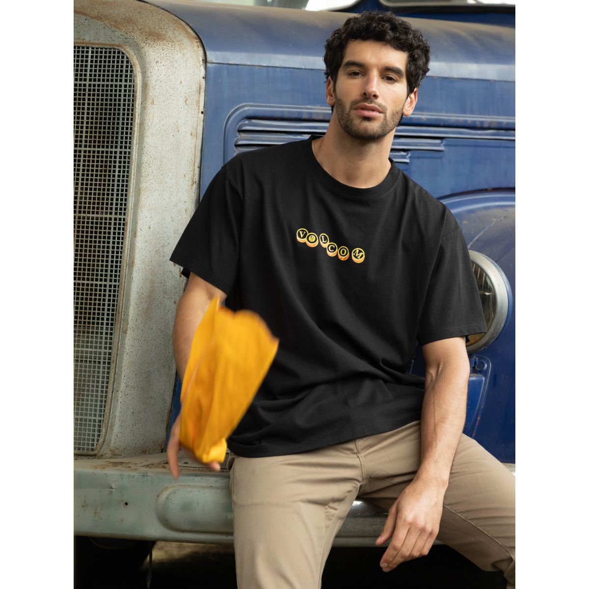 VOLCOM - Polera MC Veevo Negro Hombre Volcom