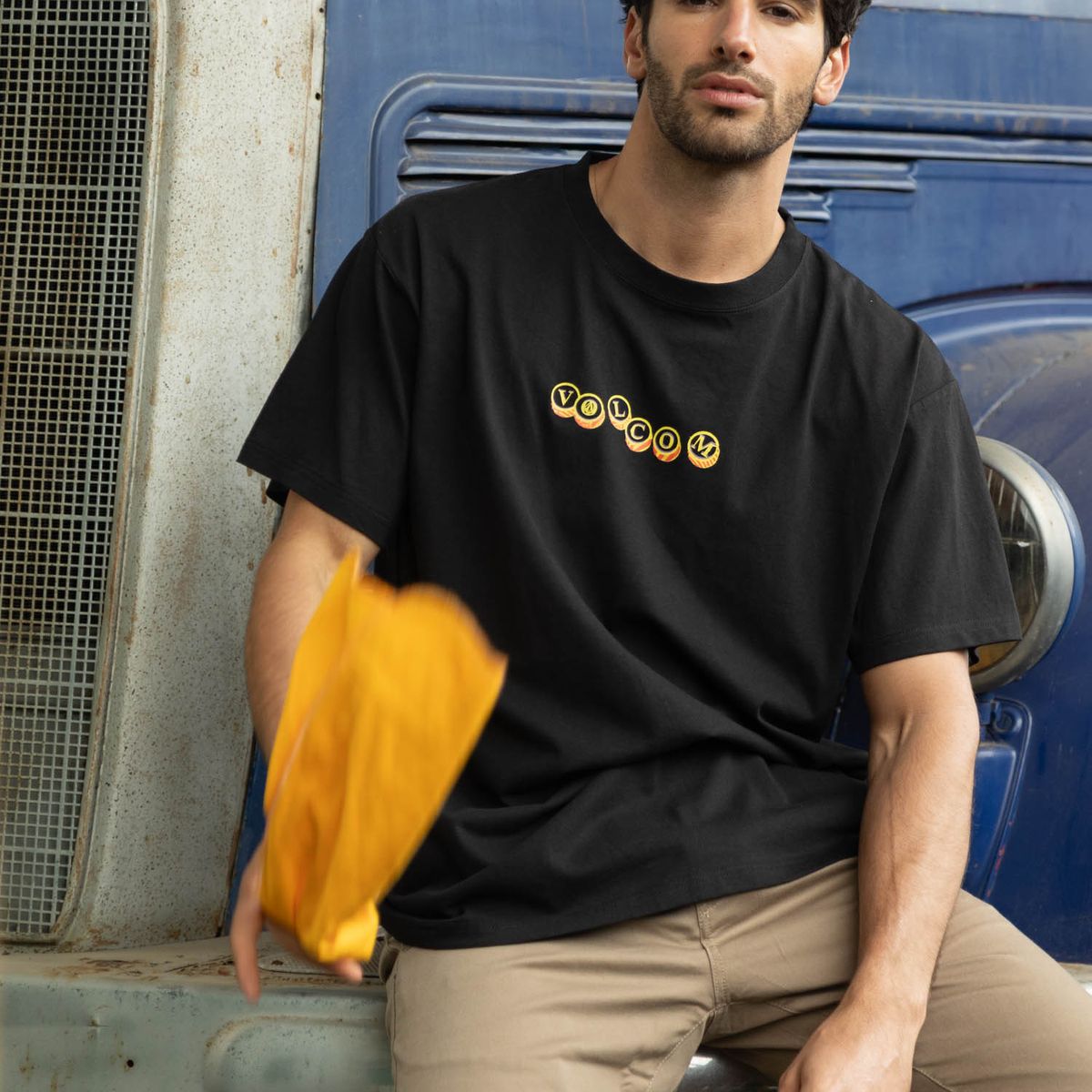 VOLCOM - Polera MC Veevo Negro Hombre Volcom