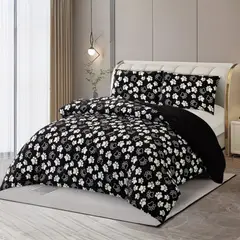 GENERICO - Plumon Plush Liso Con Chiporro 2 Plazas + 2 Fundas Almohada - Multicolor - 2 Plazas