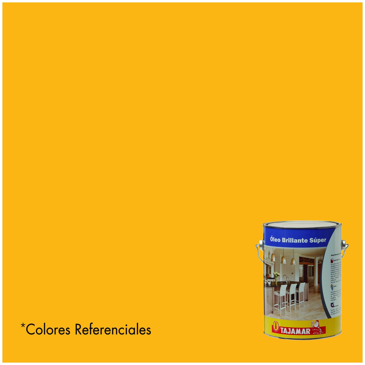 TAJAMAR - Óleo Brillante Super Amarillo Rey Tajamar Tineta