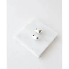 MI PLACARD - Aros Gota Plateado S