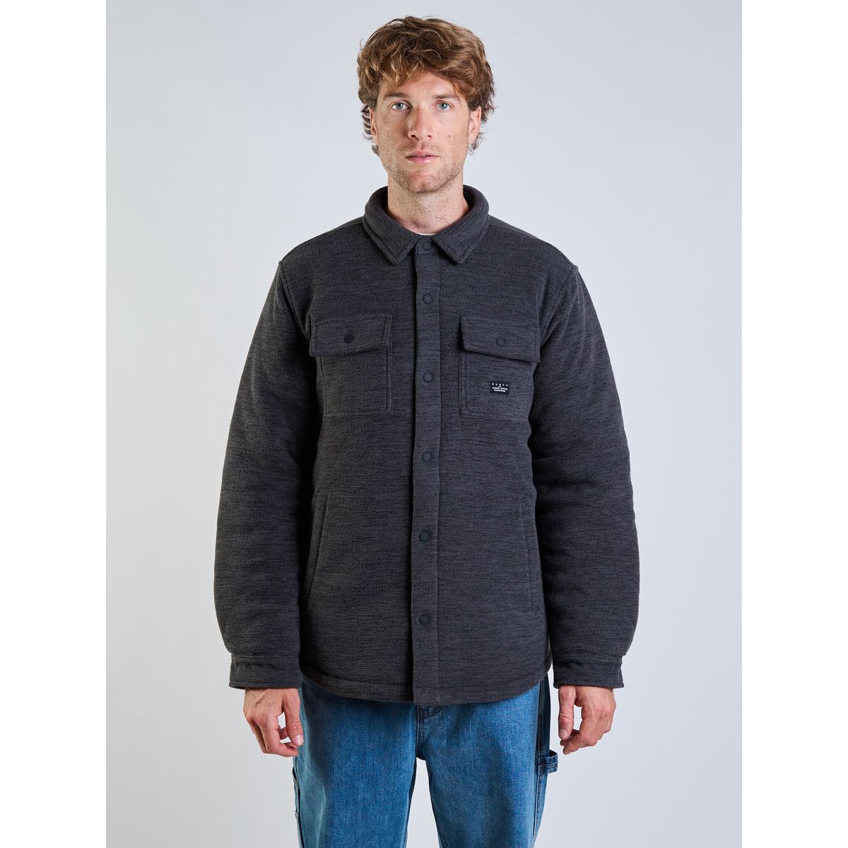 RUSTY - Overshirt Iron Coast Gris Hombre Rusty