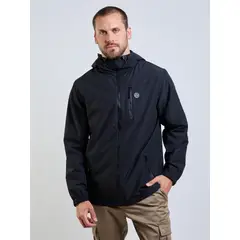 RUSTY - Cortaviento Dark Swell Negro Hombre