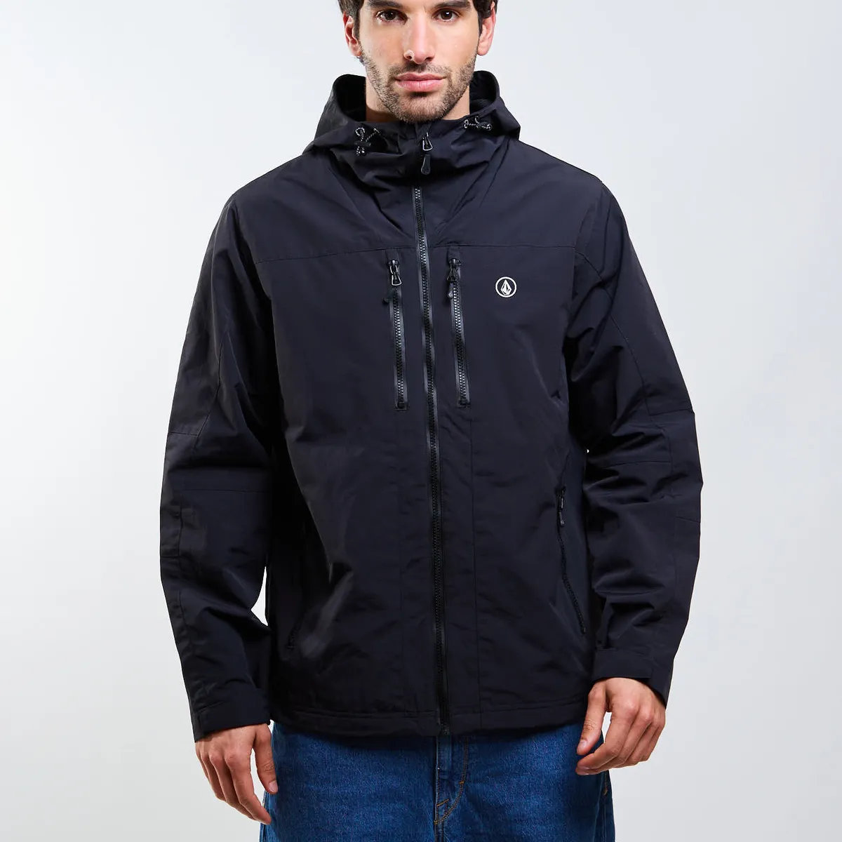 VOLCOM - Cortaviento Stone Bat Negro Hombre Volcom