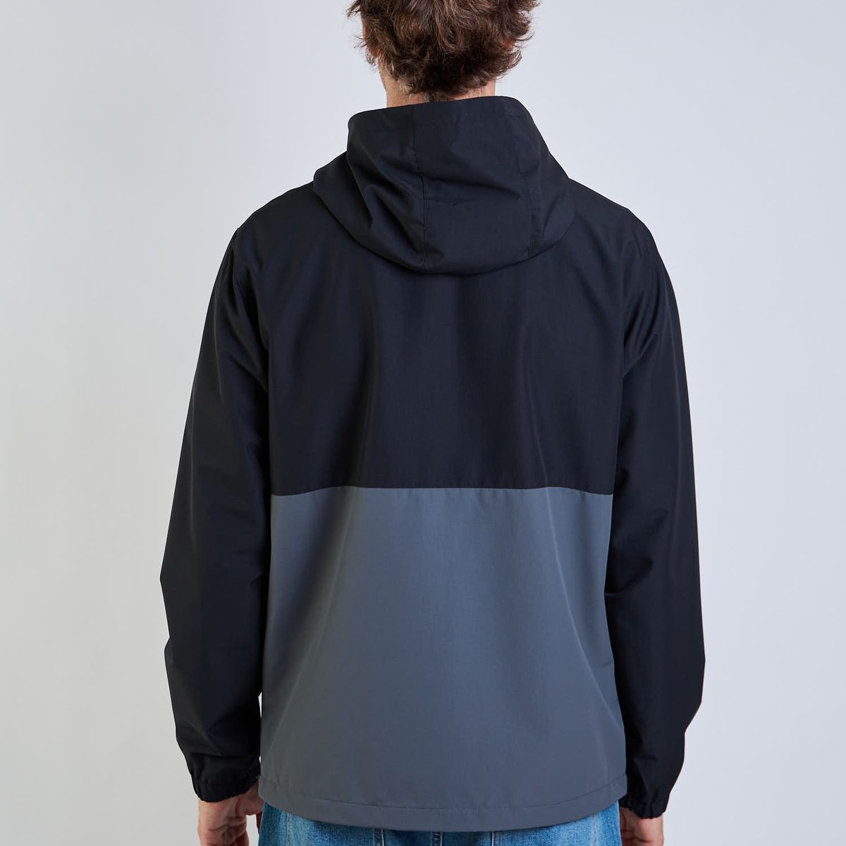 RUSTY - Cortaviento Gravel Crew Gris Hombre Rusty