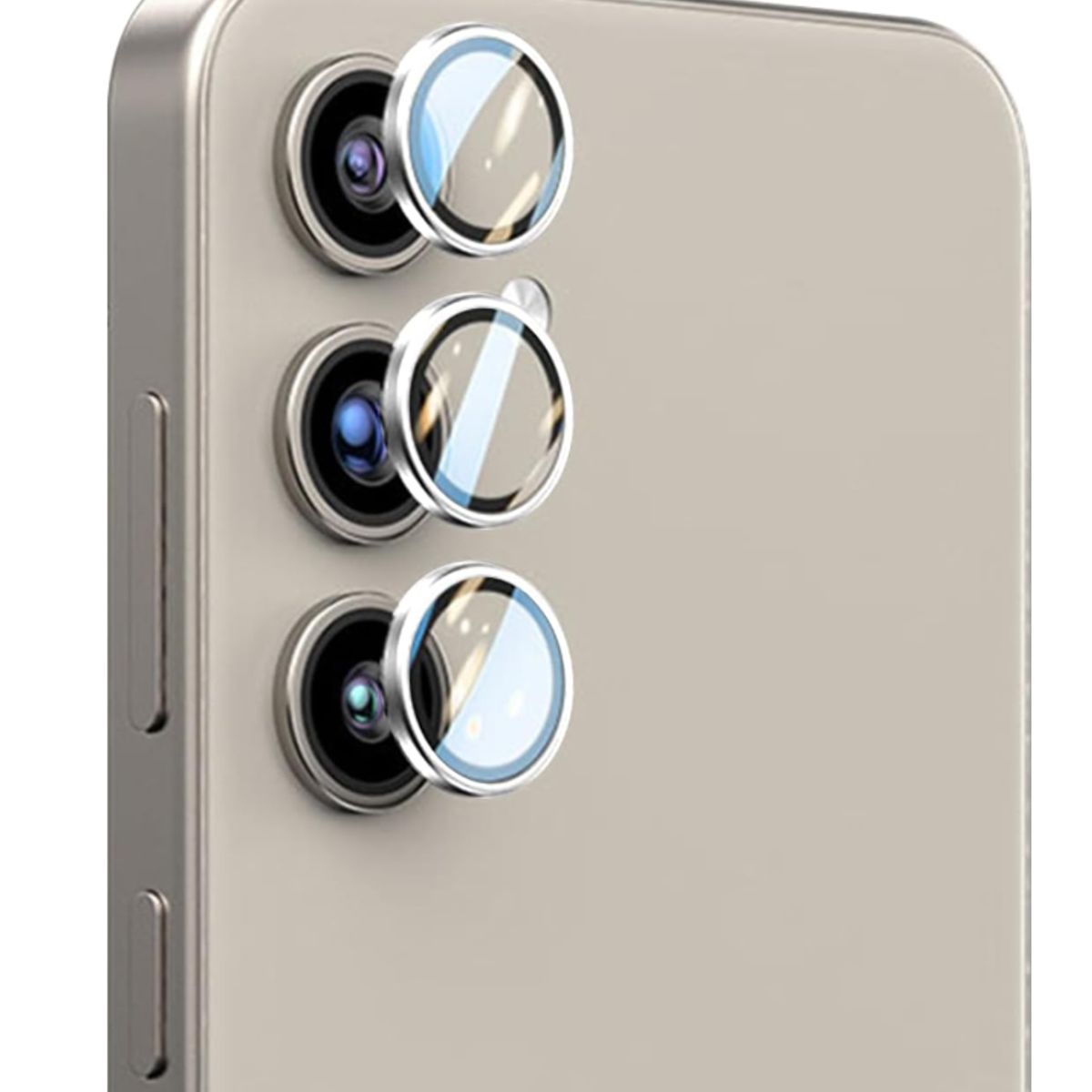 GENERICO - Protector De Lentes Para Cámara Samsung A54 5g Silver