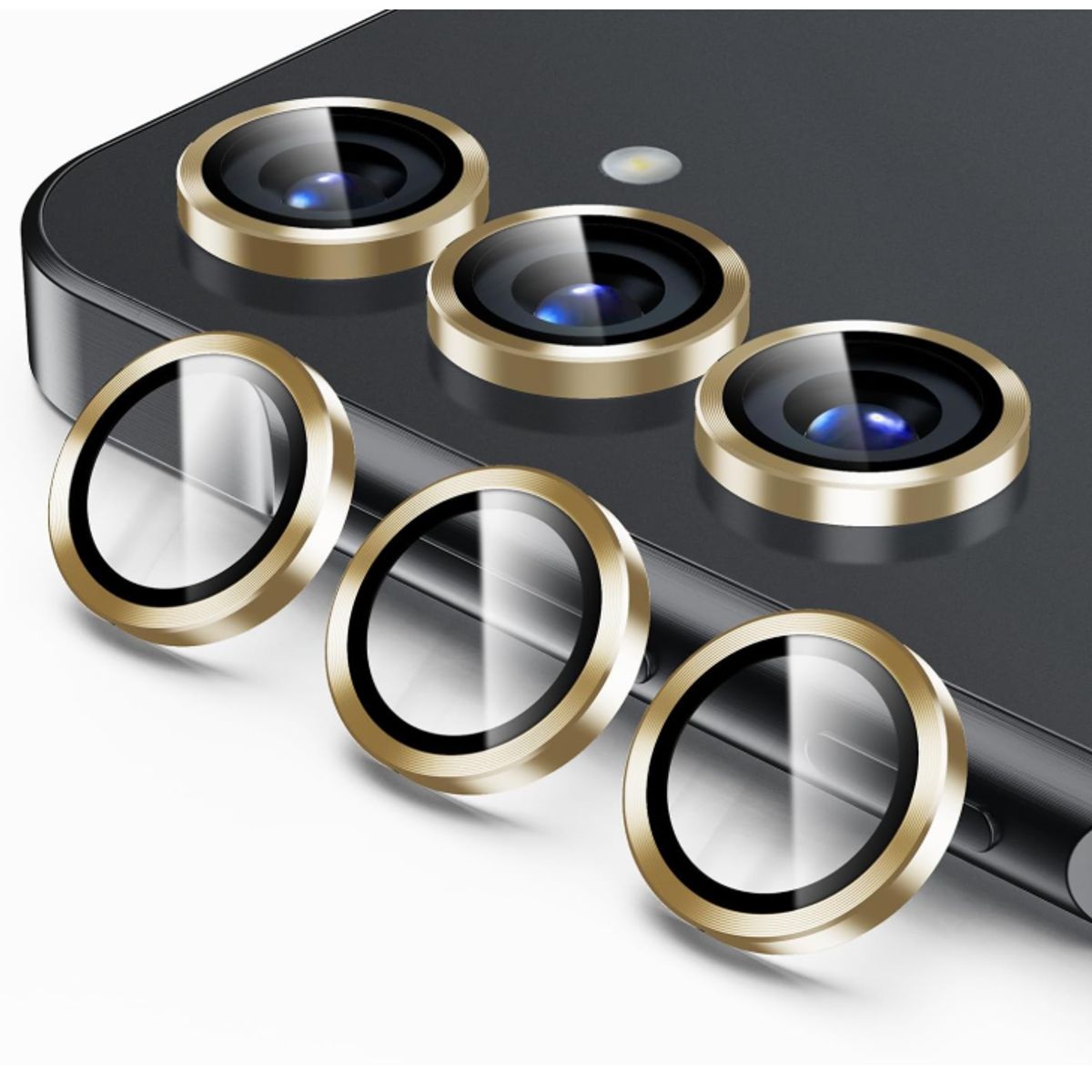 GENERICO - Protector De Lentes Para Cámara Samsung A54 5g Dorado