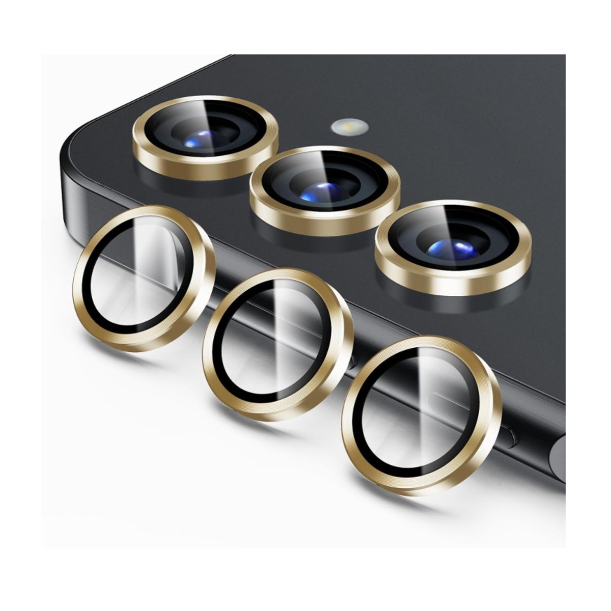 GENERICO - Protector De Lentes Para Cámara Samsung A54 5g Dorado