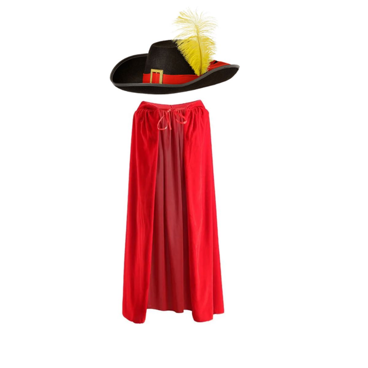 GENERICO - Disfraz Mosquetero Capa Sombrero Antifaz Espada Niños