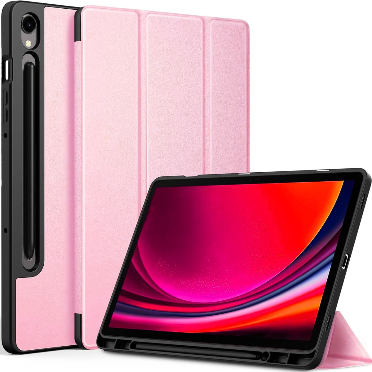 GENERICO - Carcasa Funda Para Samsung Galaxy Tab S10 Fe / S9 Fe 11 Rosado