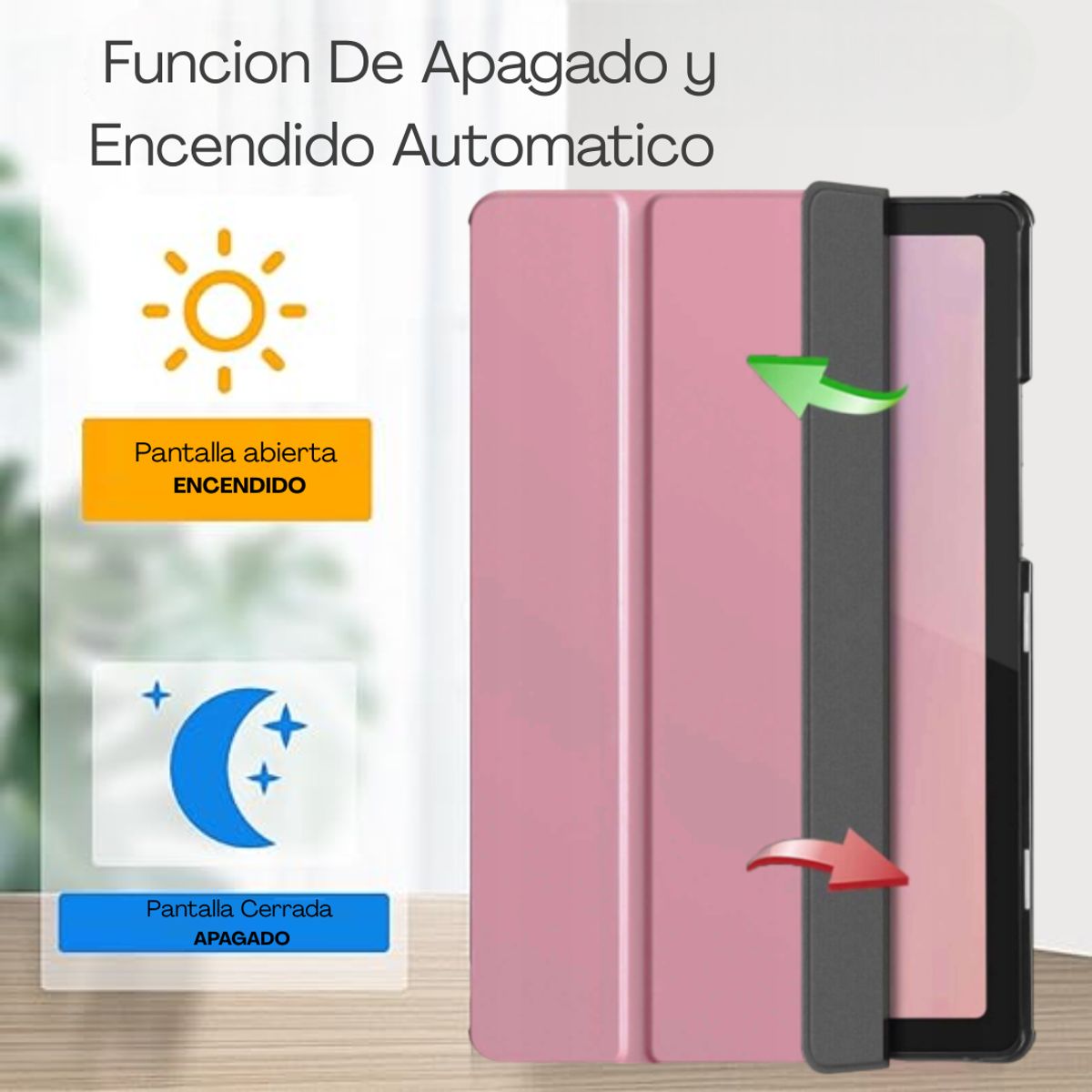 GENERICO - Carcasa Funda Para Samsung Galaxy Tab S10 Fe / S9 Fe 11 Rosado