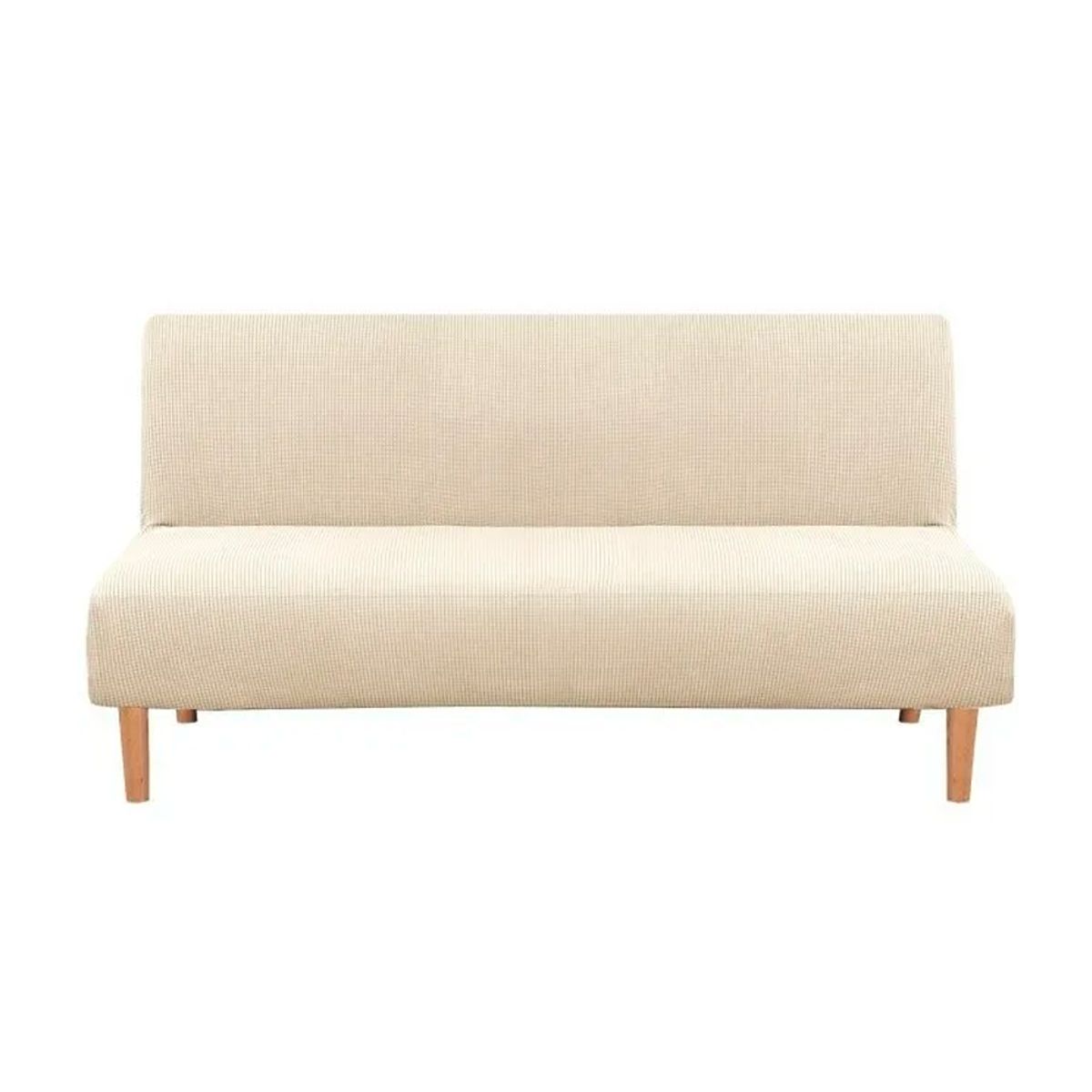 GENERICO - Funda Para Futón Sofa Tela Gruesa Textura Colores Sillon Beige