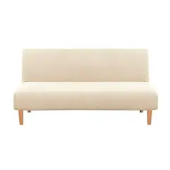 GENERICO - Funda Para Futón Sofa Tela Gruesa Textura Colores Sillon Beige