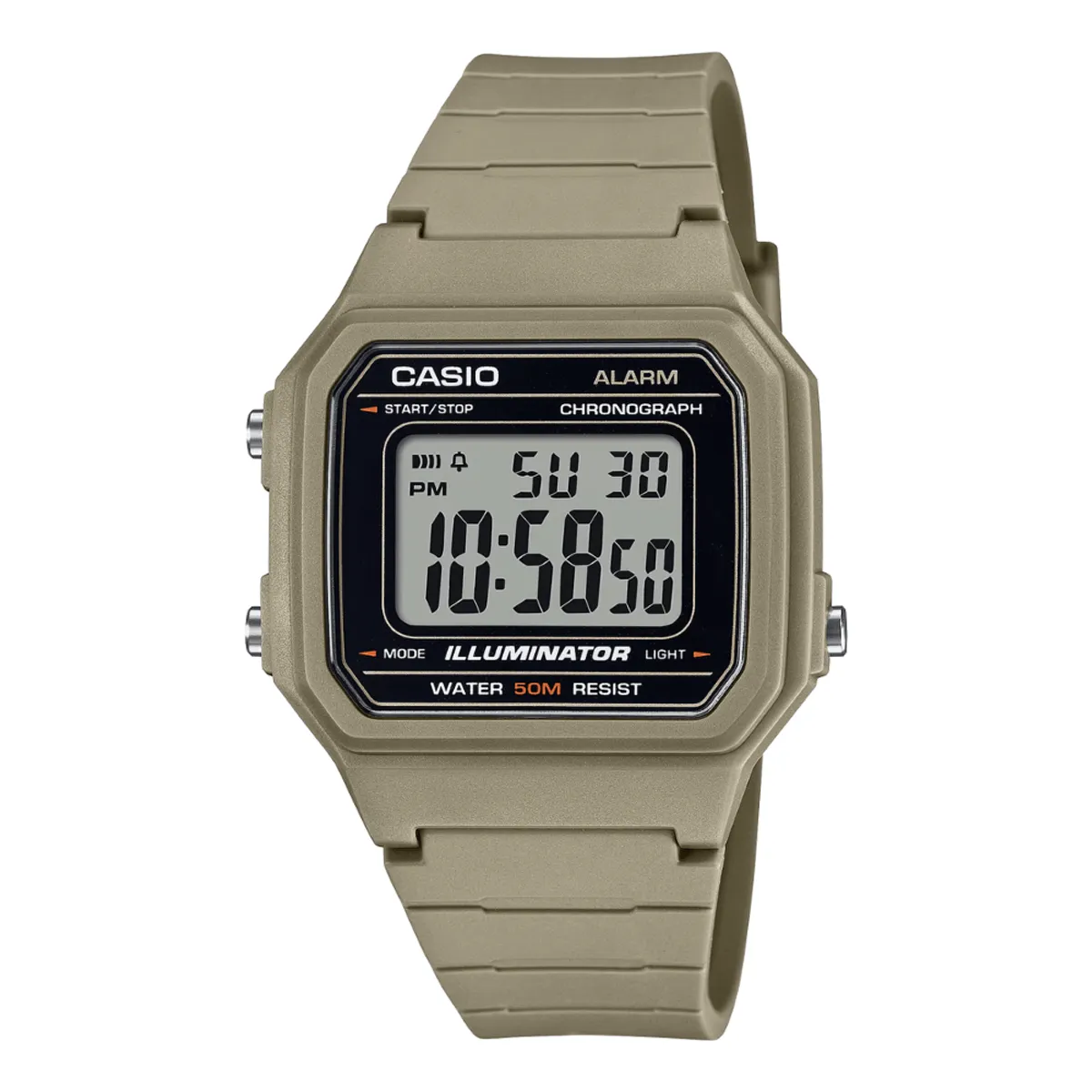 CASIO - RELOJ CASIO W-217H-5AVDF CAFE HOMBRE