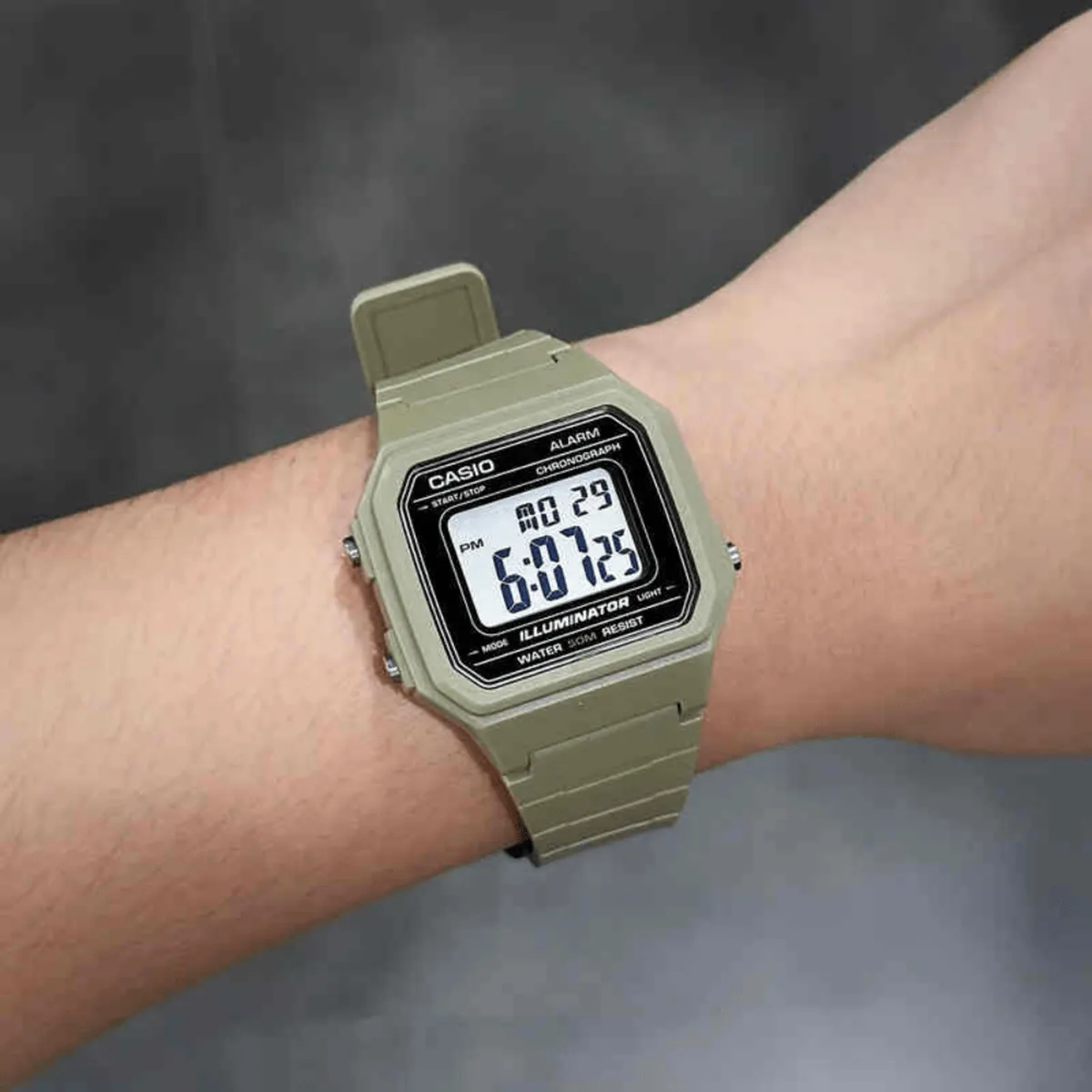 CASIO - RELOJ CASIO W-217H-5AVDF CAFE HOMBRE