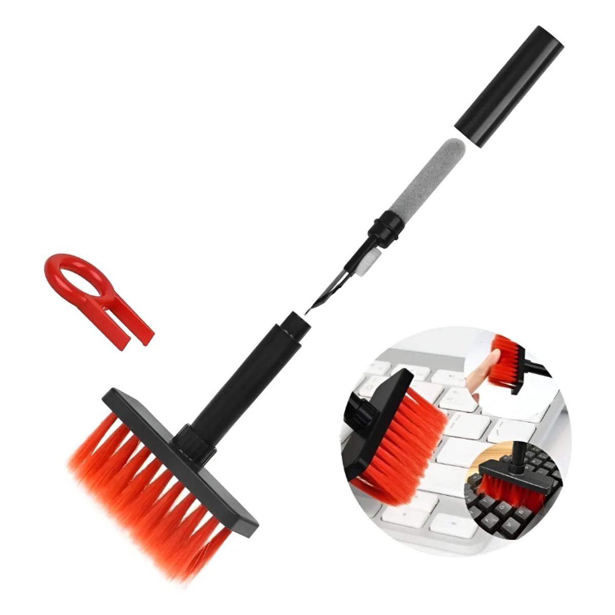 GENERICO - Cepillo Limpieza De Teclado Pc Audifonos