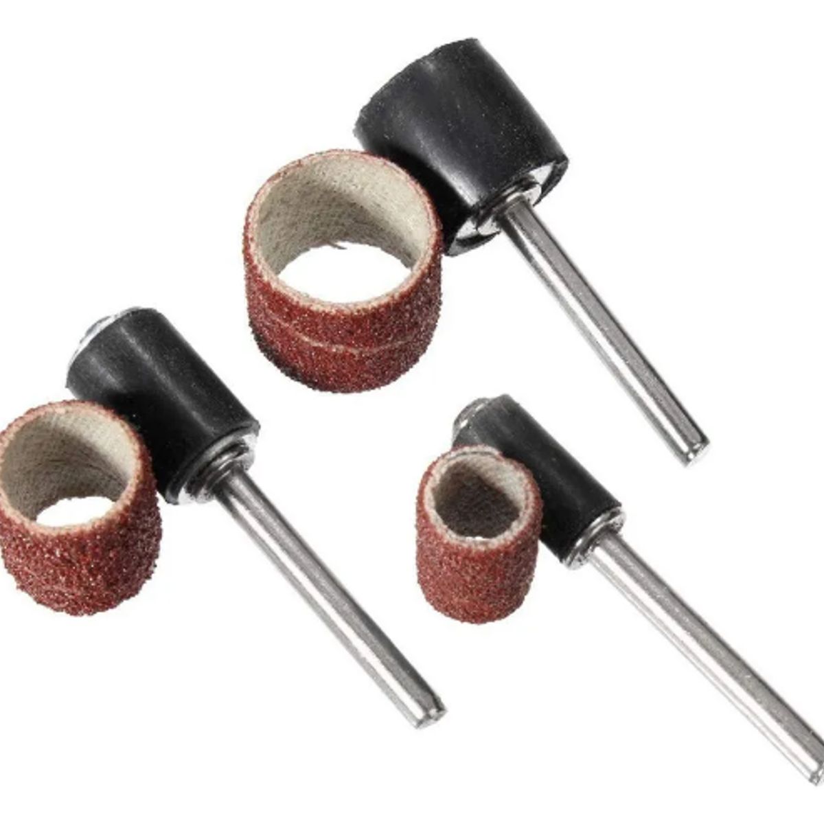 GENERICO - Set Lijas Para Dremel O Minitorno Con Adaptadores 51 Pcs