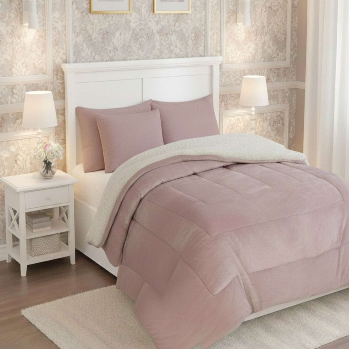 GENERICO - Cubrecama Premium Plush y Chiporro - Invierno King