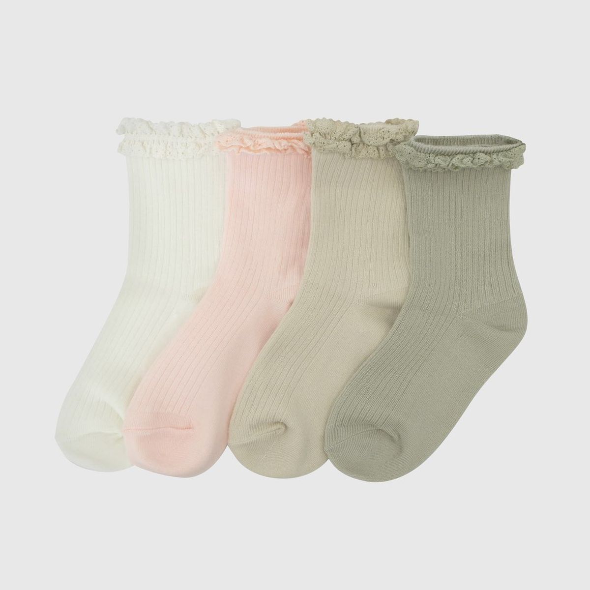 COLLOKY - Calcetin 3/4 Rosa Niña