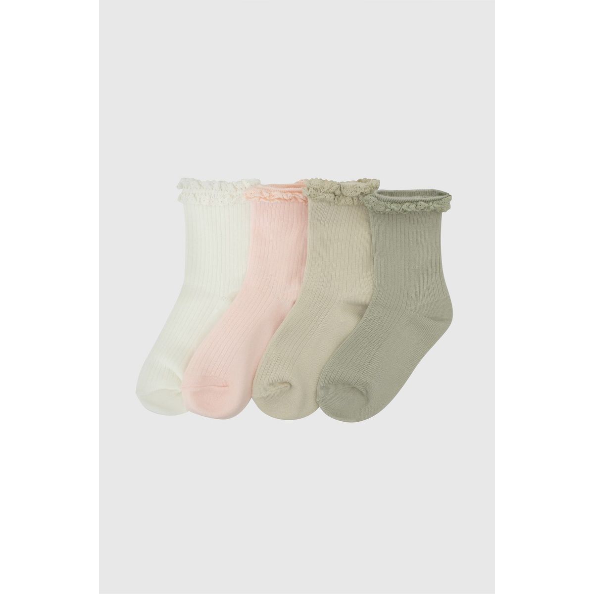 COLLOKY - Calcetin 3/4 Rosa Niña