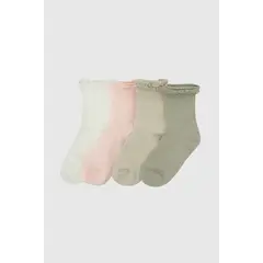 COLLOKY - Calcetin 3/4 Rosa Niña